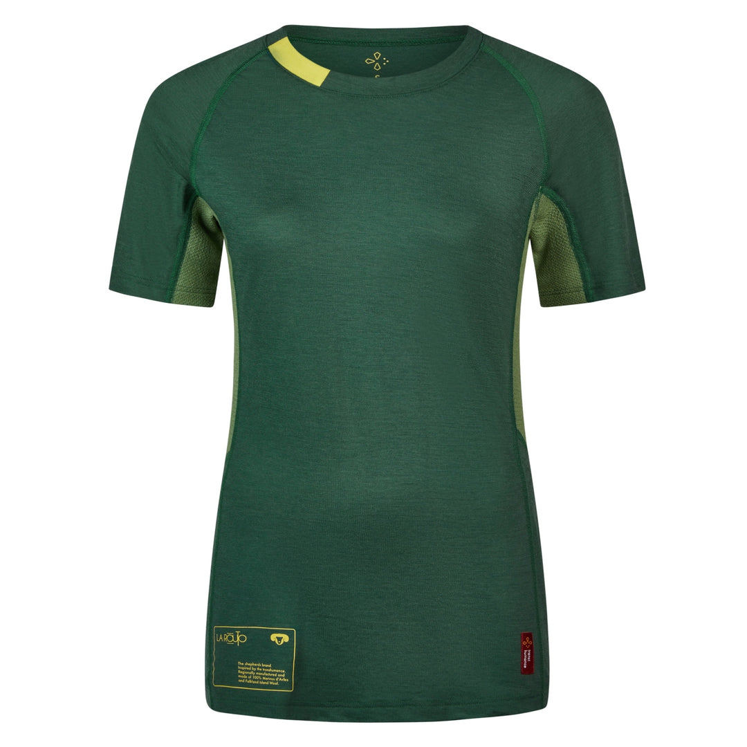 T-shirt baselayer femme bio 100% mérinos français