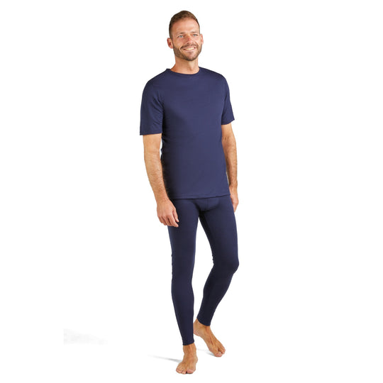 Sous-pantalon homme pure mérinos, coupe classique