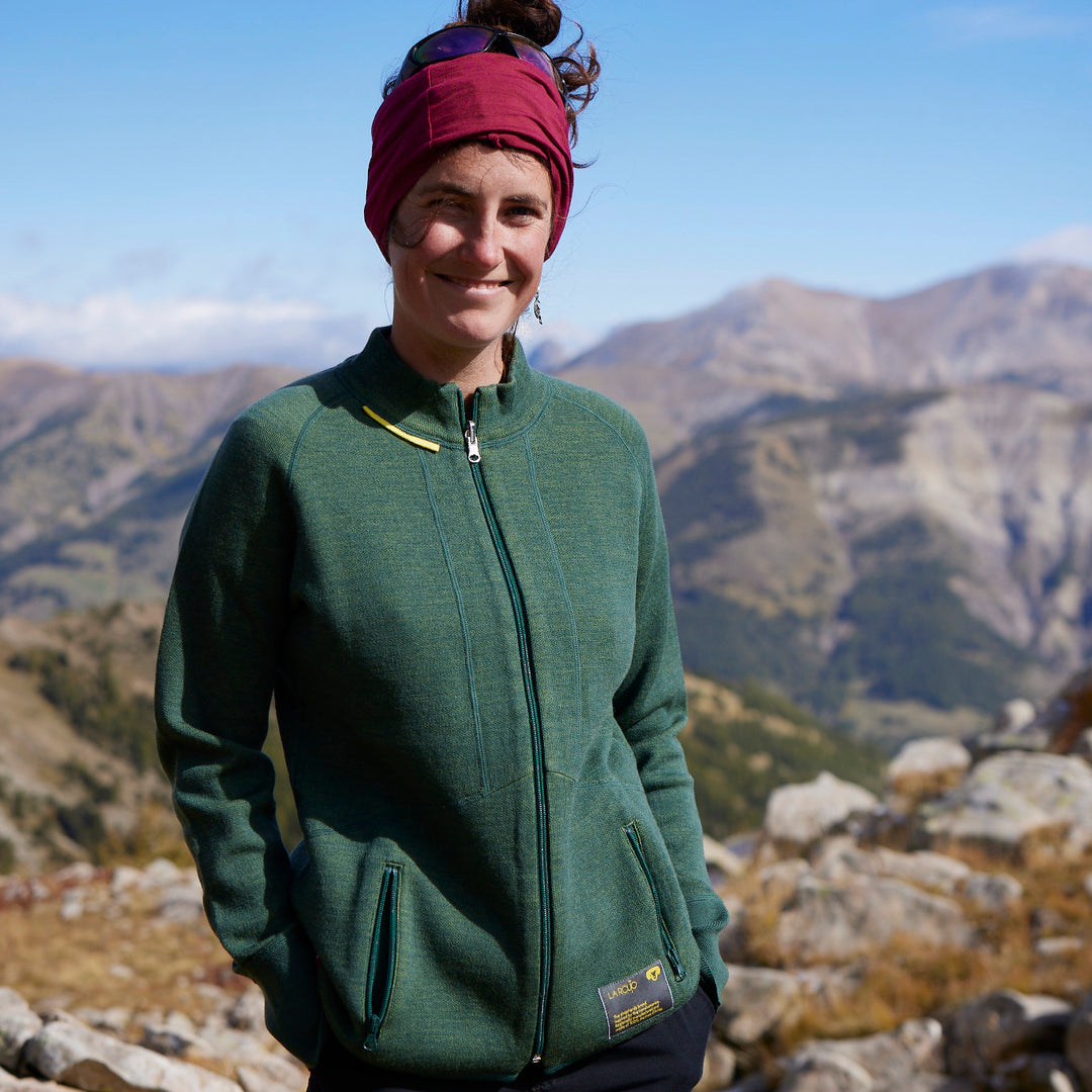 Pullover écologique pure laine française, mérinos tricoté en France