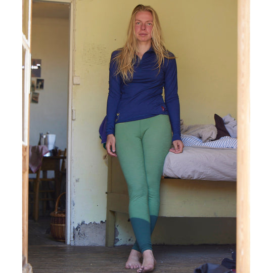 Le sous-pantalon français, legging mérinos femme 100% laine biologique et équitable