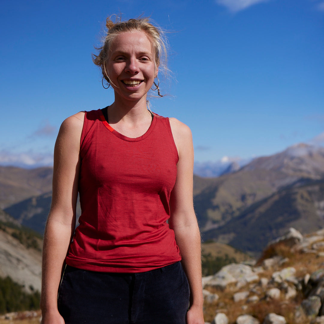 La sous-chemise en laine française, baselayer merinos femme produit en France