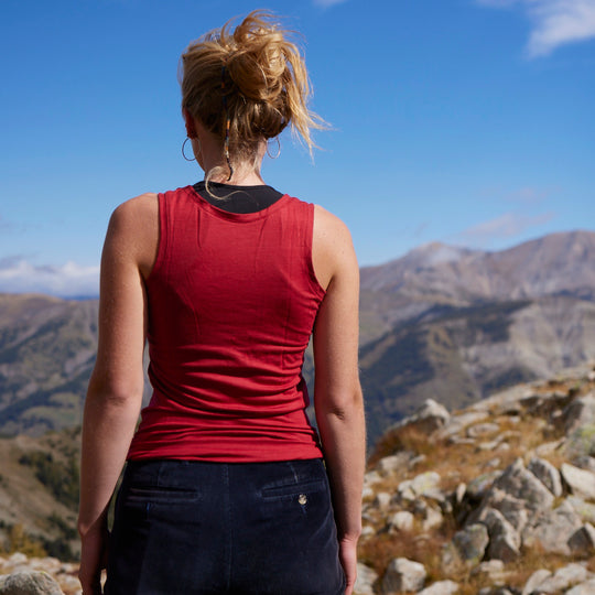 La sous-chemise pour femme en laine française, baselayer merinos produit en France