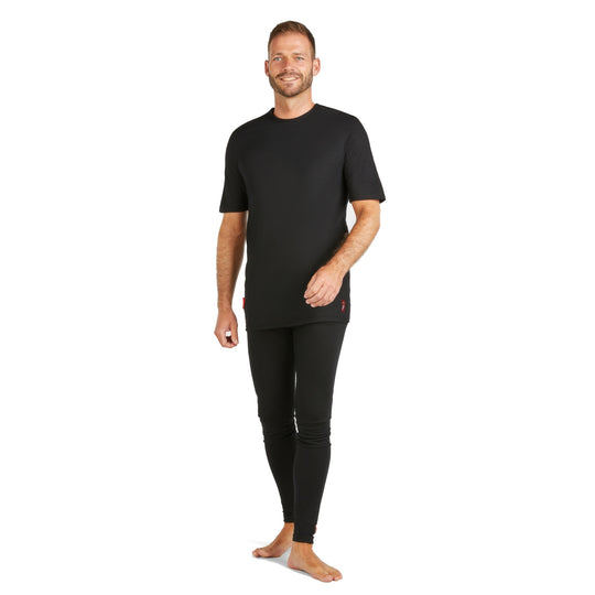 Sous-pantalon homme pure mérinos, coupe classique