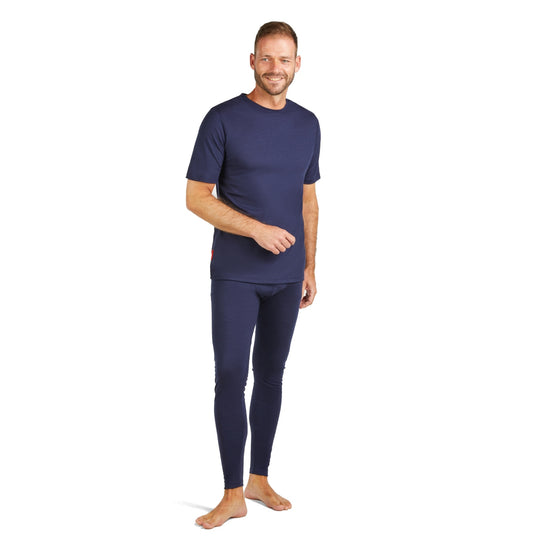 Sous-pantalon homme pure mérinos, coupe classique